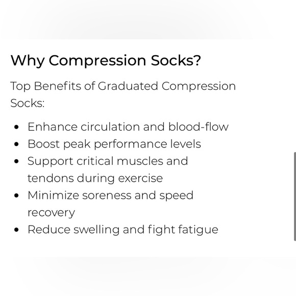 NWT PRO Compression Marathon White, Red and Blue Stripe Socks- UNISEX - Picture 9 of 9